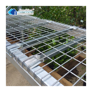 Estanterías Apilables para Almacén Jracking, Resistentes, de Acero Galvanizado, con Plataforma de Malla Metálica para Racks de Palets - Product Image 6