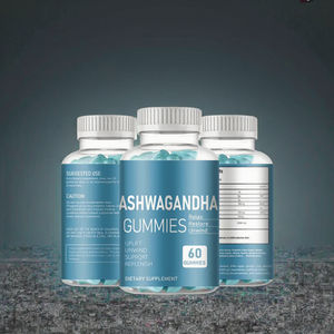 Gomitas de Ashwagandha Halal Sin Azúcar Orgánicas de 2000 mg, Suplementos Herbales con GABA y Vitaminas, Golosinas de Gomitas, Suplemento Dietético - Product Image 6