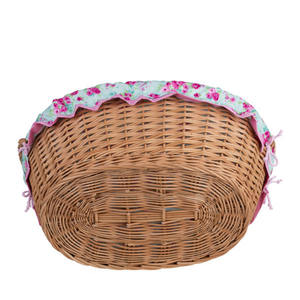 Customized Multi-Functional New Design Willow <b>Storage</b> <b>Basket</b> <b>with</b> Double Handle Unique <b>Wicker</b> <b>Basket</b> - Product Image 5