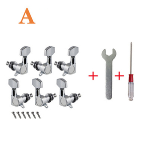 Cabezales de máquina de guitarra estilo Lp 3 + 3 cromado de calidad de proveedor de China clavijas de afinación para tienda de piezas de guitarra en línea DIY - Product Image 4