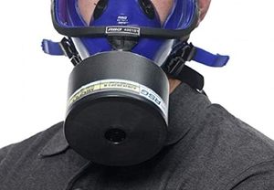 CGLX masker <span class=keywords><strong>Gas</strong></span> multifungsi, 40mm hitam Filter ujung satu ukuran untuk masker <span class=keywords><strong>Gas</strong></span> wajah penuh - Product Image 6