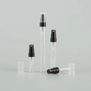 Selected Clear Glass Bottle Travel Refillable Perfume Atomizer