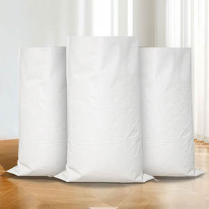 卸売白い厚手の防水織物バッグ速達バッグ移動梱包バッグ小麦粉米飼料包装袋 - Product Image 5