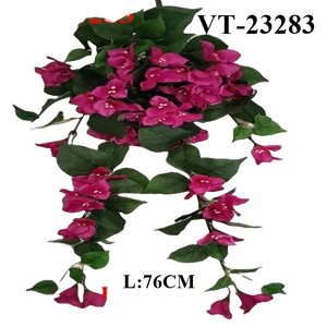 Le plus récent spray de bougainvilliers sauvages en soie artificielle de 80cm pour plusieurs occasions pour Noël Nouvel An Halloween Saint Valentin - Product Image 2