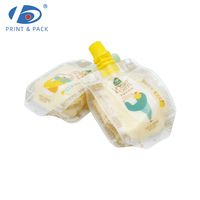 Op maat gemaakte drankenverpakkingen met tuit voor babyvoeding, lekvrije kleine zakjes met tuitje