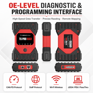 เครื่องสแกนวินิจฉัย TabScan T6 Pro Max 13 in 1 ระดับ OE รองรับ VCI พร้อมฟังก์ชั่น CAN FD DoIP J2534 สำหรับการโปรแกรมและการทำรีโมทแมปปิ้ง สำหรับรถยนต์เบนซ์ บีเอ็มดับเบิลยู วีเอจี และปอร์เช่ - Product Image 3