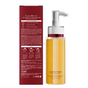 カスタマイズされたヒアルロン酸コラーゲン高麗人参フォーム洗顔料（普通肌/脂性肌用）-保湿、黒ずみ除去、毛穴縮小 - Product Image 5