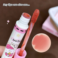 Ensemble de 6 rouges à lèvres liquides mats Sweet Milk Velvet Lip Mud, longue tenue, anti-transfert, avec un design mignon de dessin animé