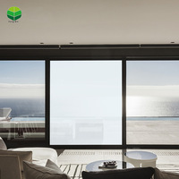 Morden tecnología wifi app control regulable pdlc inteligente película de vidrio para la construcción de ventanas de vidrio
