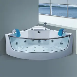 Özel Modern özel jakuziler beyaz akrilik bağlantısız masaj Whirlpool kapılı küvet