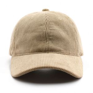 Nueva Gorra de Béisbol Unisex de Pana de Color Sólido para Viajes al Aire Libre, Protección Solar, con Logotipo Personalizado, Gorras de Béisbol Vintage - Product Image 2
