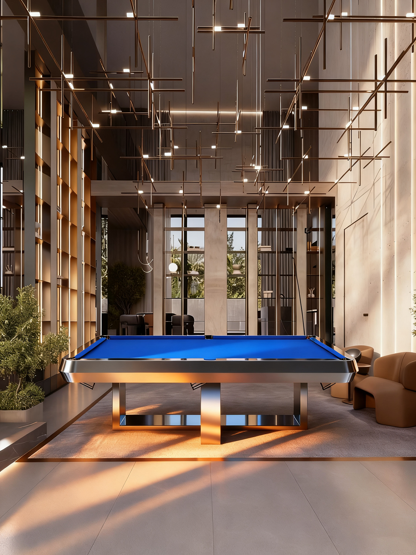 Table de billard bleue 9FT [Accessoires de billard gratuits]