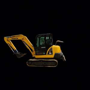 Mini-excavatrice d'occasion Komatsu PC56 de haute qualité et abordable, excavatrice sur chenilles d'occasion - Product Image 1
