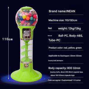 Coin Operated Spiral Vending Machine Capsule Toy Candy Rubber Commercial Children'S Ball Shop Center Arcade Rotary Japanese - Product Image 3