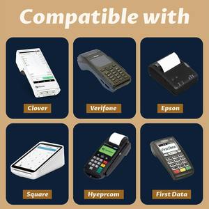 Термобумага для принтеров NO.1, 57 мм, без бисфенола А, для чеков, совместима со всеми терминалами POS/квадратными терминалами и аппаратами для оплаты банковскими картами, 58 мм - Product Image 5