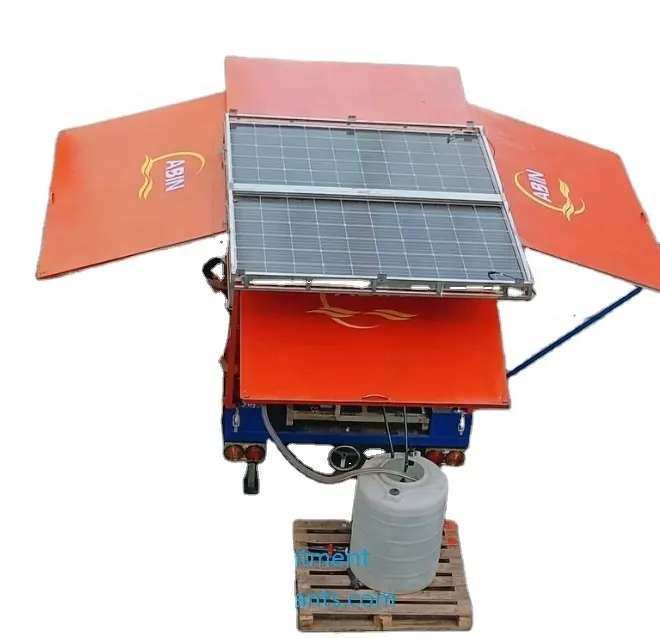 太陽熱発電海水塩水海水淡水化機RO清浄機付きソーラー海水淡水化