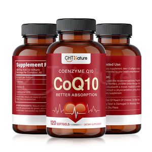 Cápsulas de coenzima <span class=keywords><strong>Q10</strong></span> de CHTNature OEM Health Support <span class=keywords><strong>Ubiquinone</strong></span> CoQ10 Softgels - Product Image 1