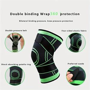 Rodillera Deportiva Elástica Presurizada para Hombre, Soporte para Fitness, Baloncesto, Voleibol, Tenis, Ciclismo, Protector (Venta al por Mayor, 1 Unidad) - Product Image 6