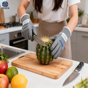 Level 5 Cut Proof Stab Resistant Nitrile HPPE Anti-Slip Breathable Kitchen Butcher Oyster Shucking Fish <strong>Gardening</strong> Safety <strong>Gloves</strong> - Product Image 1