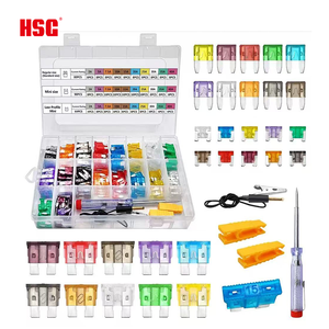 Kit de 100 Fusibles Micro Mini para Automóvil, Fusibles de Cuchilla Estándar de Alta/Baja Potencia para Automoción, <span class=keywords><strong>Portafusibles</strong></span> de Metal de Cobre con Carcasa de Plástico - Product Image 5