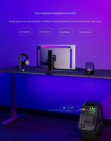 Bande lumineuse RGB immersive pour PC avec synchronisation d'écran, kit de rétroéclairage ambiant intelligent pour moniteur
