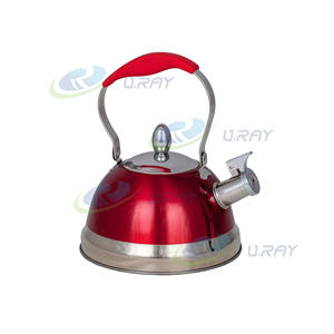 Théière sifflante en acier inoxydable écologique <span class=keywords><strong>de</strong></span> 3 L avec poignée en métal et design moderne - Product Image 4