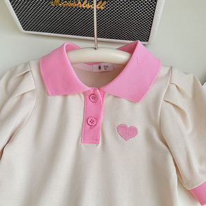 Nouvelle Collection 2025 – Robe Polo en Coton de Haute Qualité pour Filles, Manches Bouffantes, Tailles 6-7 Ans, Idéale pour le Printemps – Vente en Gros - Product Image 5