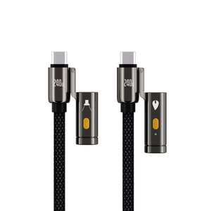 <span class=keywords><strong>Cable</strong></span> USB-C con E-Marker de 240W, Encendedor de Cigarrillos, Luz LED de 45W para <span class=keywords><strong>Apple</strong></span> y Samsung, <span class=keywords><strong>Cable</strong></span> de Carga Rápida PPS de 90W - Product Image 3