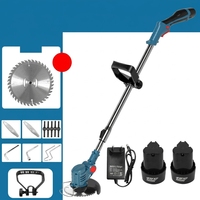 Tondeuse à gazon électrique sans fil, coupe-herbe réglable en longueur, 21V, outils de jardin