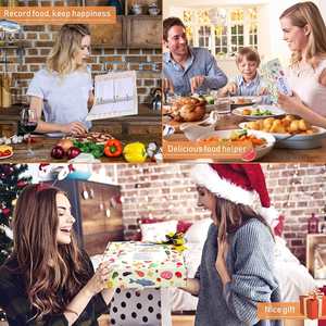 Carnet de recettes de <span class=keywords><strong>cuisine</strong></span> mignon 2026, classeur à 3 anneaux, carnet de notes, journal, classeur à feuilles mobiles, planificateur de repas, classeur de recettes - Product Image 6