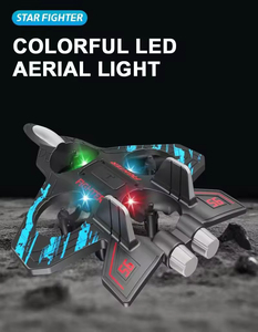 Avion télécommandé IFA pour débutants, modèle de chasseur à roulettes avec moteur durable, avion RC en mousse incassable sans fil - Product Image 2