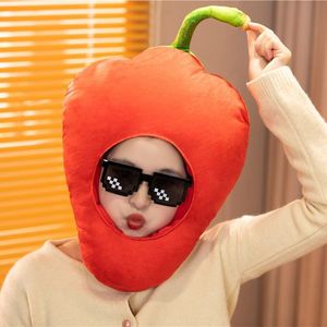 Sombrero de verduras y frutas divertido y viral de internet: cebolla, calabaza, brócoli, pimiento, champiñón, con cuello ajustable - Product Image 5