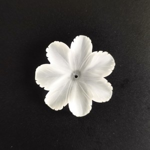 F121 26mm 28mm 30mm Fleur de quartz givré à sept pétales faite à la main - Product Image 1