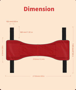 Tapis de luminothérapie équine à 3 modes avec fonction pulsée et minuteur 10/20/30 minutes pour la guérison des tissus profonds - Product Image 3