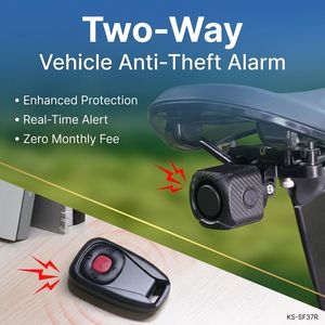 Alarma Inalámbrica Bidireccional para Bicicleta de 121dB, Impermeable, Antirrobo, con <span class=keywords><strong>Alerta</strong></span> Remota en Tiempo Real para la Seguridad en Carretera - Product Image 2