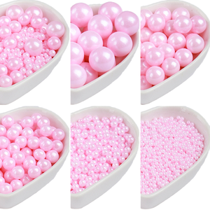 Decoración para Pasteles, <span class=keywords><strong>Azúcar</strong></span> Brillante en Grano <span class=keywords><strong>de</strong></span> 2mm, 4mm, 7mm, 10mm, Granos <span class=keywords><strong>de</strong></span> <span class=keywords><strong>Azúcar</strong></span> Sólidos Color Rosa, para San Valentín, Día <span class=keywords><strong>de</strong></span> la Madre - Product Image 1