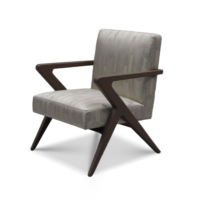 Fauteuil lounge en bois de style moderne du milieu du siècle, rembourré, pour hall d'hôtel et zone de loisirs commerciale