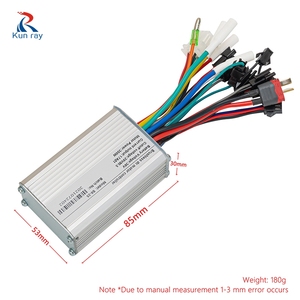 ตัวควบคุมมอเตอร์ไร้แปรงถ่าน 350W สำหรับจักรยานไฟฟ้าและสกู๊ตเตอร์ 24V 36V 48V อะไหล่จักรยานไฟฟ้า - Product Image 4