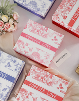 Boîte Cadeau Mystère Portable Rigide et Étanche Haut de Gamme pour la Saint-Valentin avec Compartiments Gaufrés pour Chocolats - DIY Date Romantique