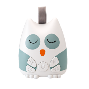 Détecteur de pleurs de bébé intelligent, machine à <span class=keywords><strong>bruit</strong></span> blanc apaisante avec veilleuse, hibou, entraîneur de sommeil, rechargeable, portable, OEM/ODM pris en charge - Product Image 2
