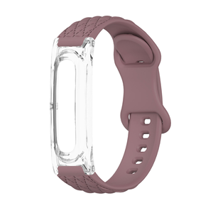 Funda Protectora de Policarbonato OEM con Correa de Silicona en Forma de Rombo y Hebilla Desplegable Compatible con Fitbit Air - Product Image 4