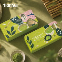 Boîtes en étain rondes Tianhui de qualité alimentaire avec impression personnalisable pour l'emballage de thé en vrac et d'épices matcha