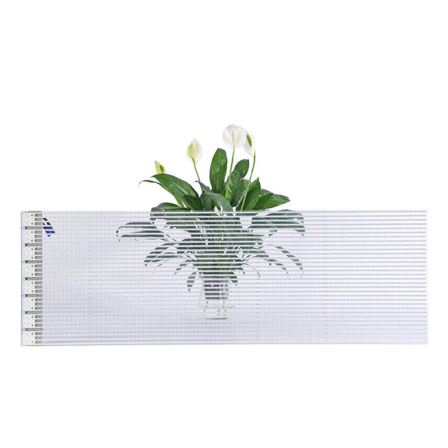 Creative  P4 P6.5 P8 P10 P20 P30 Full Color Transparent Crystal Film Screen  Transparent Led Film