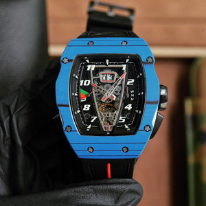 Tourbillon Mechanical RM 40-01 Men Watch – Titanium Carbon, Supercar Edition, Skeleton, Luxury Style - Product Image 6