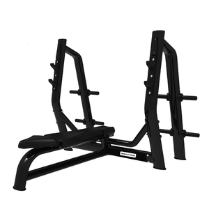 Panca Piana Robusta per Palestra Commerciale, Stazione per Panca Piana in Acciaio con Cuscinetto in PU per Allenamento Pettorali Unisex - Product Image 1