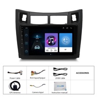 Reproductor de DVD para Auto Jiawell con Android, GPS, FM, Música, Audio, Video, Carplay, Wifi, BT, Pantalla IPS, Radio para Toyota Yaris 2005-2012