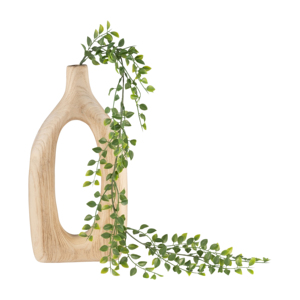 Vaso in Legno di Paulownia Intagliato per Arredamento Soggiorno, Vaso Casual per Fiori per Casa, Camera da Letto, Ufficio - Product Image 4