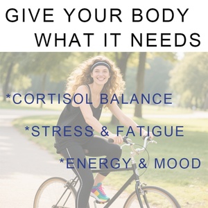 Complément de cortisol pour femmes, basilic sacré, ashwagandha, rhodiola, L-théanine, soutien de l'humeur, de la concentration et du sommeil, 60 capsules - Product Image 3