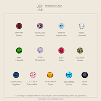 Bague Éternité Personnalisable en Argent Sterling 925 avec Pierres de Naissance Multiples et Diamant pour Fêtes