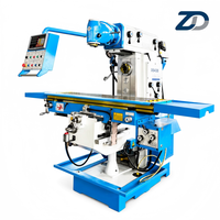 Universelle Schwenkkopf-Fräsmaschine X6436 mit Digitaler Anzeige SINO DRO Horizontale & Vertikale Spindel für Metallbearbeitung